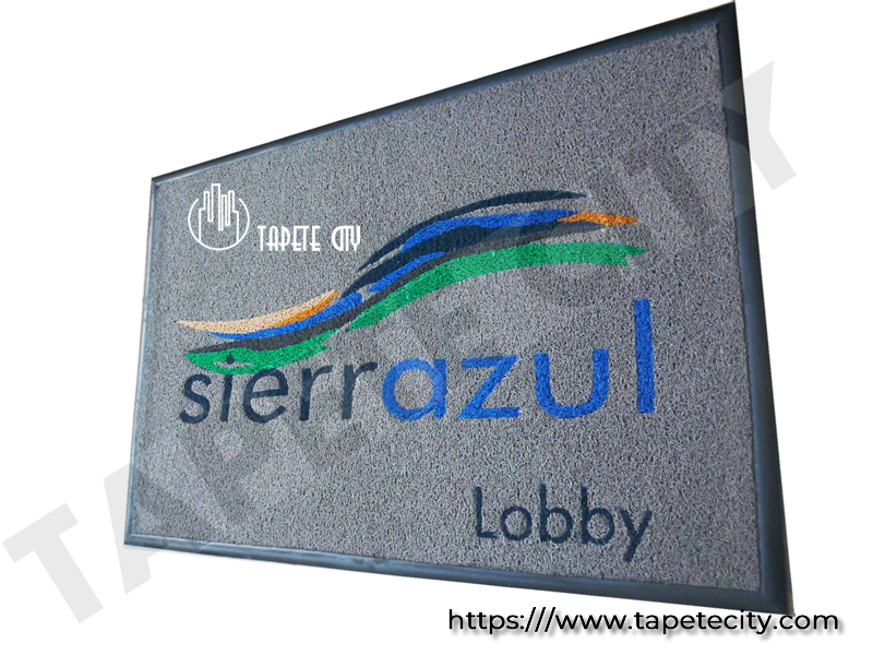 tapete personalizado logotipo | condominios sierra azul | queretaro | TapeteCity