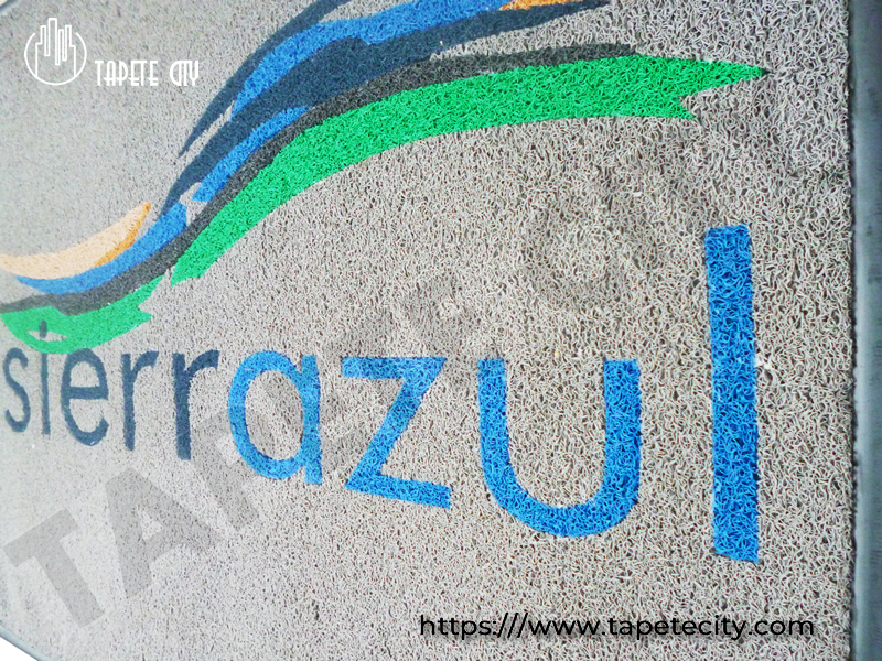 tapete entrada logotipo | condominios sierra azul | queretaro | TapeteCity