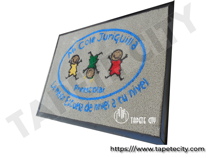 tapete entrada logotipo | escuela mi cole juriquilla | queretaro | TapeteCity