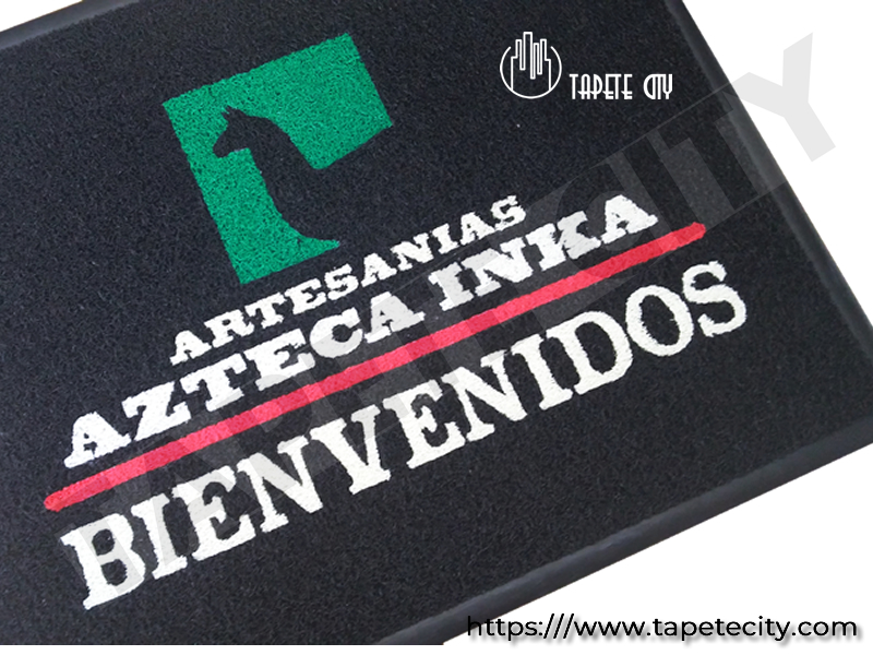 tapete entrada logotipo | Inka Azteca Artesanias | queretaro | TapeteCity