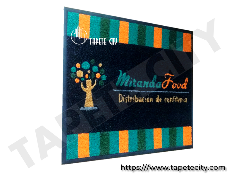 tapete personalizado logotipo | Empresa Miranda Food | queretaro | TapeteCity