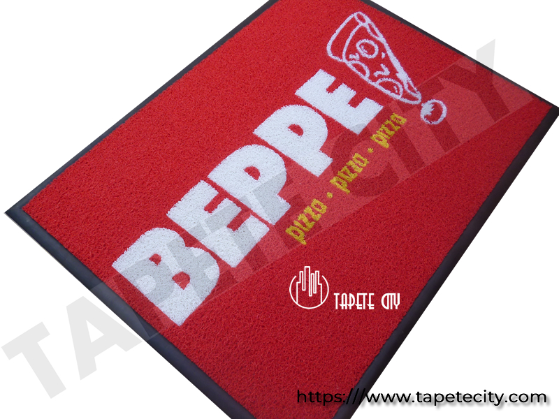 tapete personalizado logotipo | restaurante beppe pizza | queretaro | TapeteCity