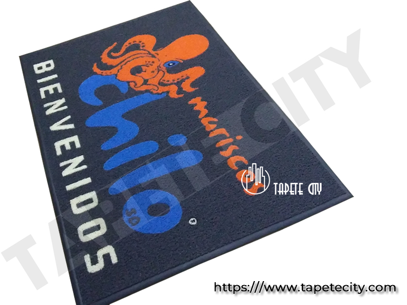 tapete personalizado logotipo | restaurante el chilos | queretaro | TapeteCity