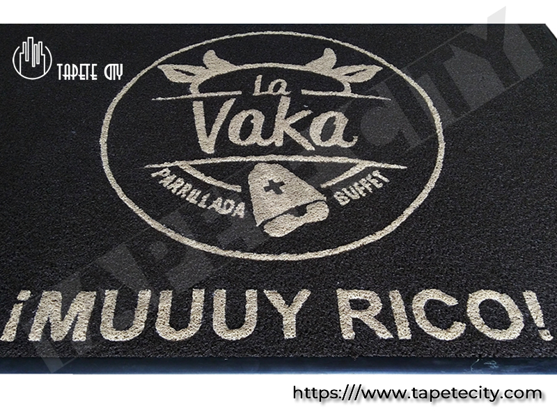 tapete personalizado logotipo | restaurante la vaka | queretaro | TapeteCity