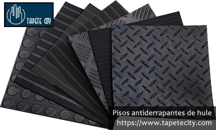 pisos de hule antiderrapante en Querétaro para industria, comercio y hogares.